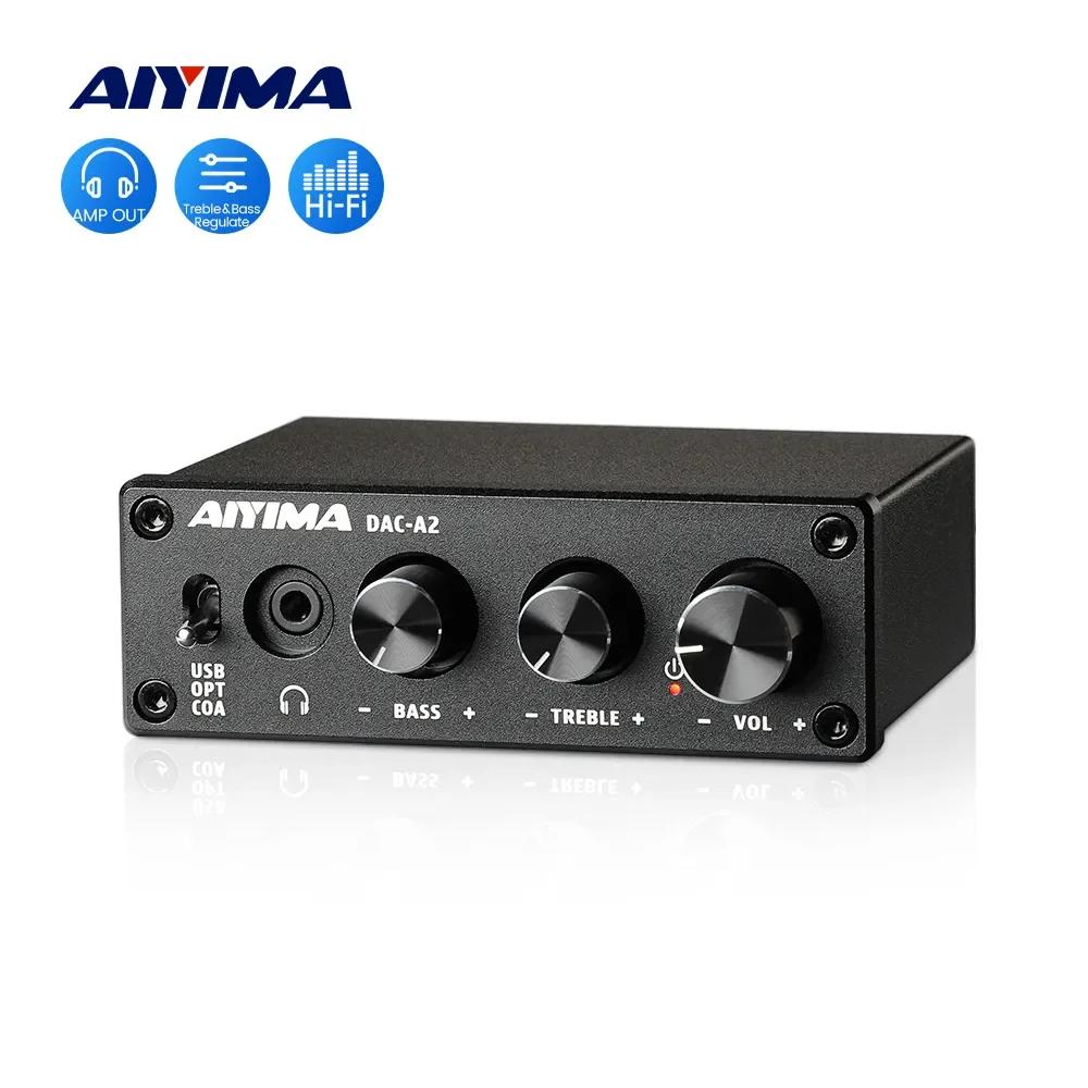 AIYIMA ̴  2.0   ڴ, USB DAC   , 24 Ʈ 96KHz    RCA 